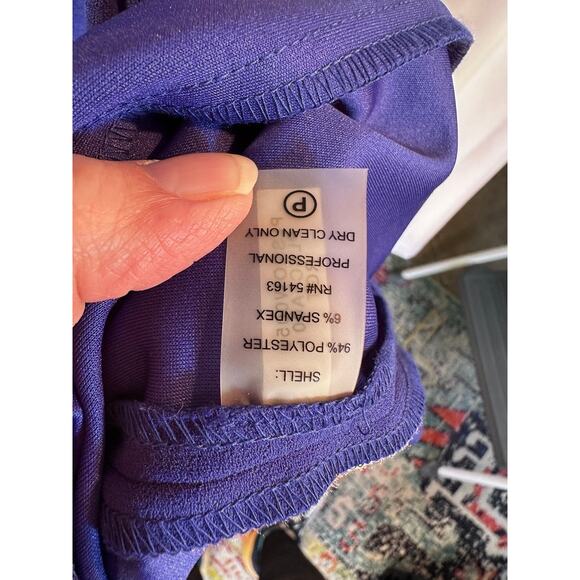 Marc New York Andrew Marc Royal Blue Sheath Dress Size 18 Petite (Tag Reads 14) - Picture 7 of 8